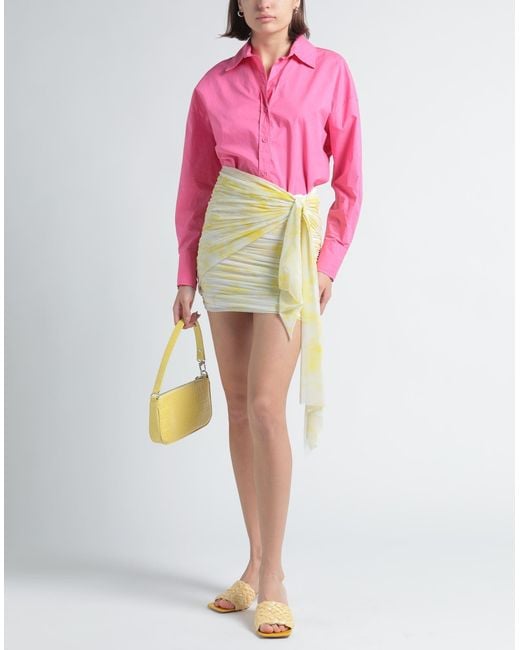 Minigonna di MSGM in Yellow