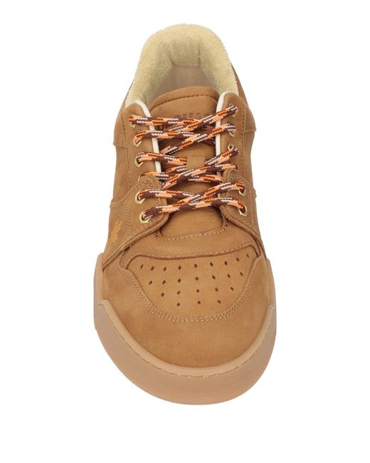 DSquared² Brown Camel Sneakers Leather for men
