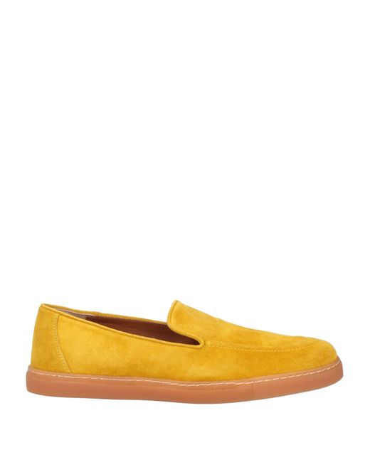STEFANO TEMA Yellow Loafers for men