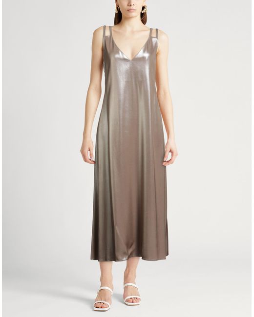 Peserico Brown Maxi Dresses