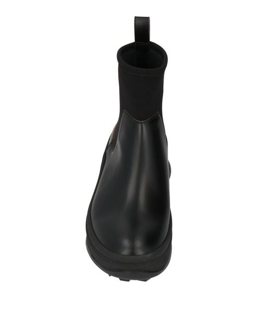 Jil Sander Black Ankle Boots for men