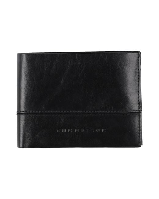 The Bridge Black Wallet for men