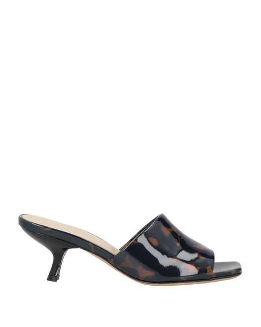 Theory Black Sandals