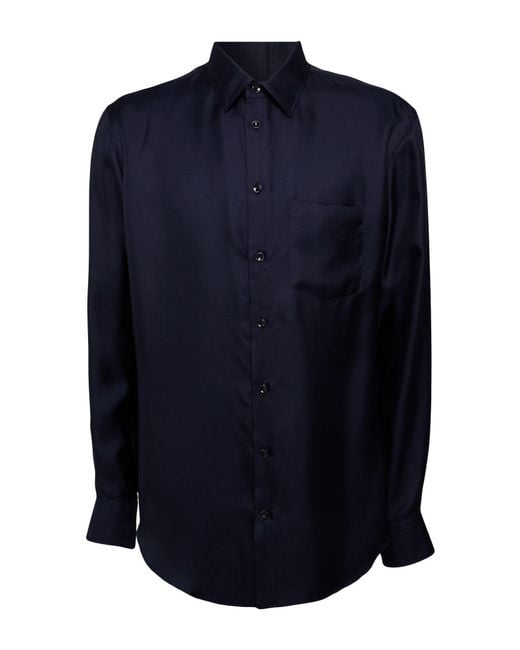 Giorgio Armani Blue Shirt for men