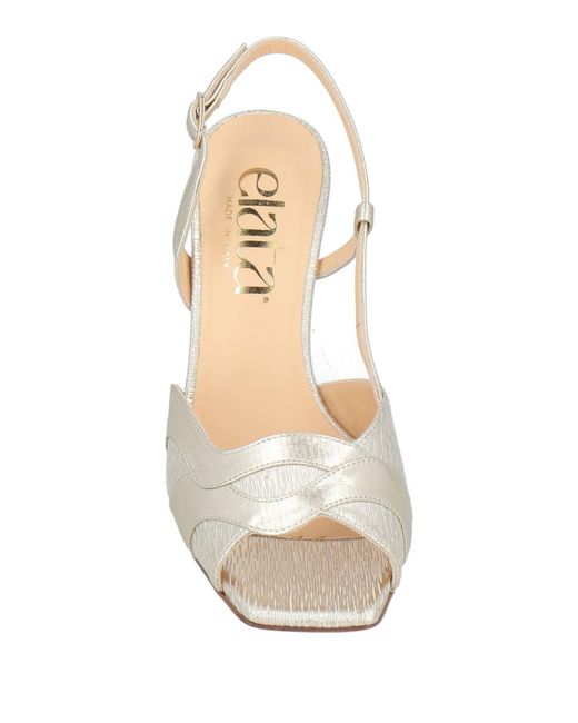 Elata Natural Sandals Leather