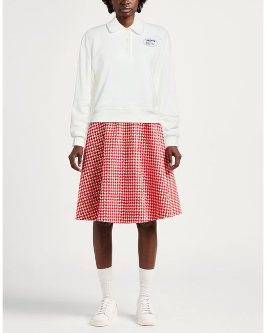 Lacoste White Sweatshirts