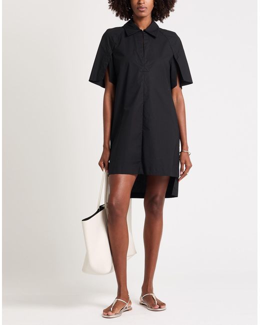 Erika Cavallini Semi Couture Black Mini-Kleid