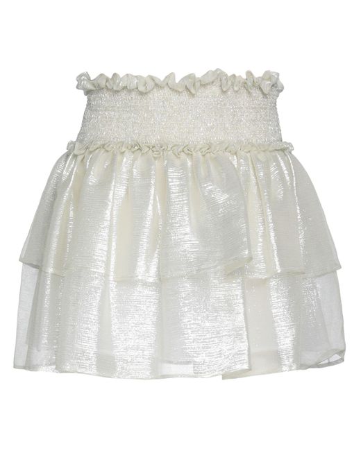 WANDERING White Mini Skirt