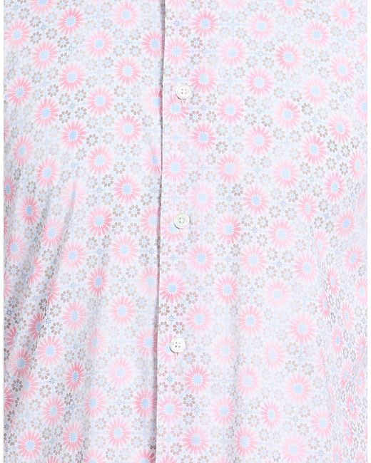Fedeli Purple Shirt Cotton, Elastane for men