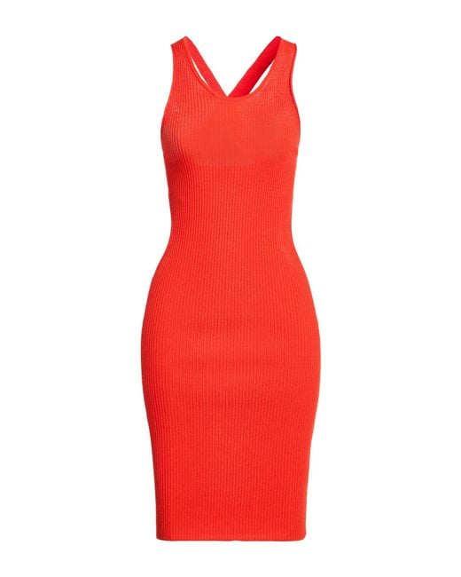 Iceberg Red Midi Dresses