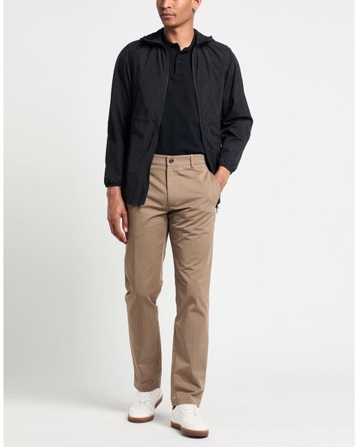 Burberry Natural Khaki Pants Cotton for men