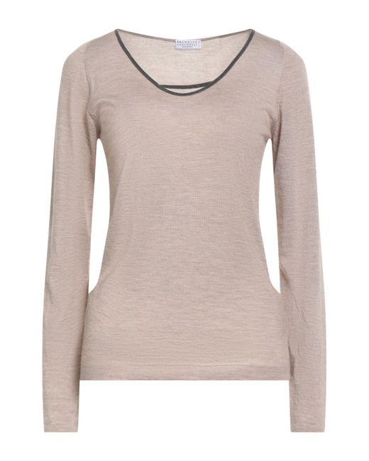 Pullover Brunello Cucinelli en coloris Pink
