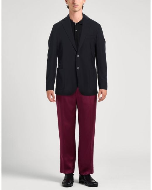 Tombolini Blue Blazer Virgin Wool, Elastane for men