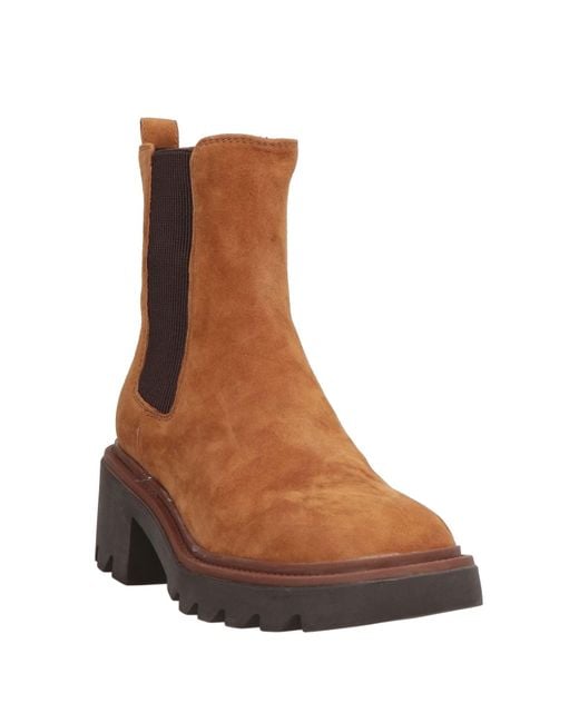 Bibi Lou Brown Ankle Boots