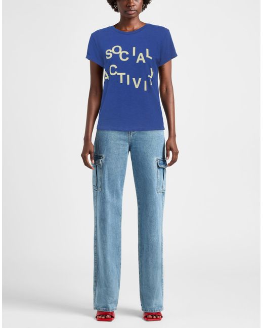 Mother Blue Bright T-Shirt Cotton