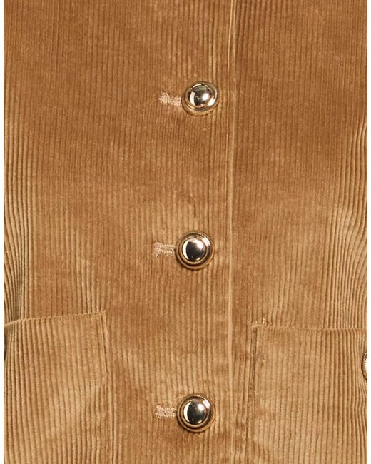 Marella Brown Light Jacket Cotton, Lyocell, Elastane