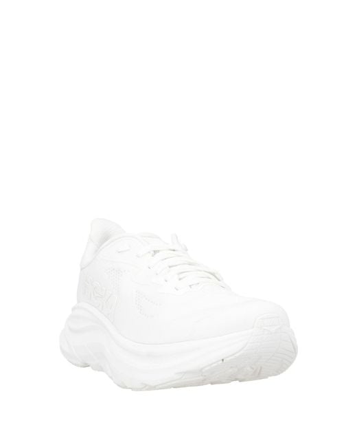 Hoka One One White M Clifton 10 Sneakers Textile Fibers for men