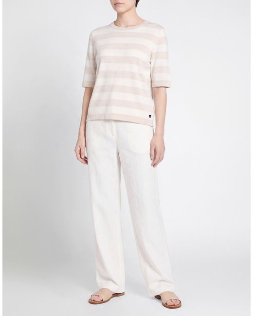 Marc Cain White Sweater Viscose, Polyester