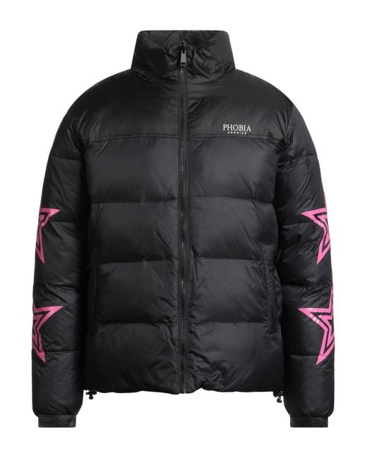 PHOBIA ARCHIVE Black Puffers for men