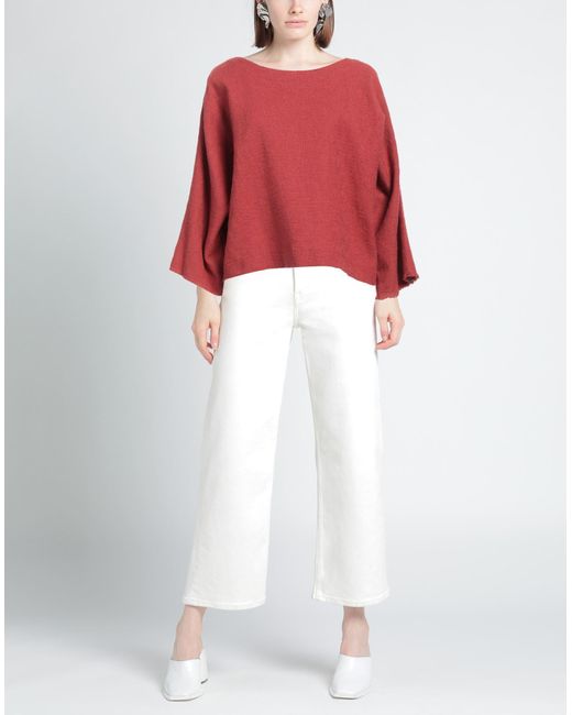 Sea Me Happy Red Rust Top Cotton