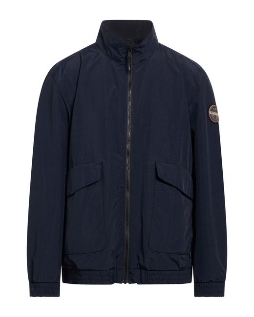 Napapijri Blue Midnight Jacket Polyamide for men