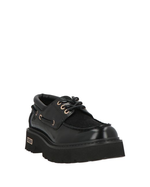 Cult Black Lace-Up Shoes Leather