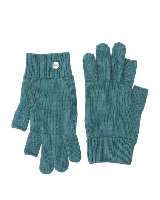 Rick Owens Blue Gloves for men