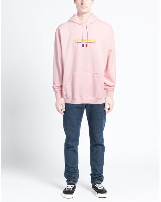 Vetements Pink Sweatshirt for men