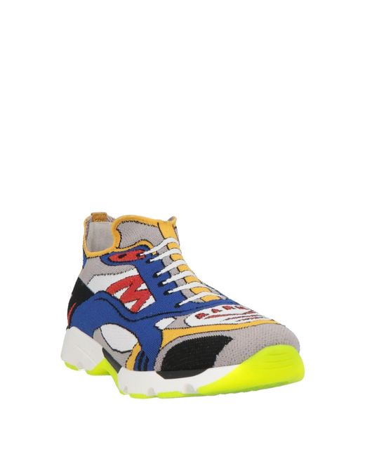 Marni Blue Sneakers Textile Fibers for men