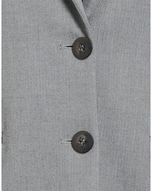 Caractere Gray Blazer Polyester, Viscose, Elastane