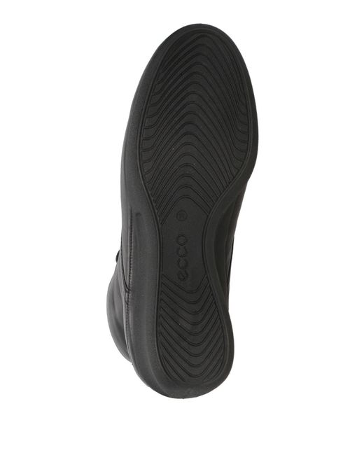 Ecco Black Ankle Boots Leather