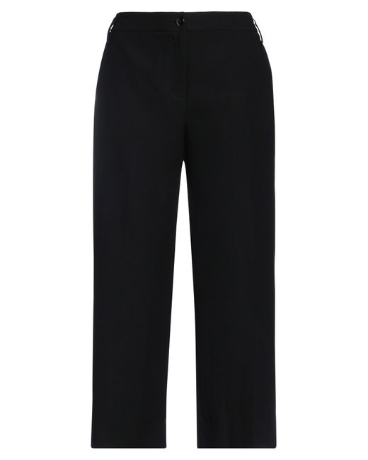 Pinko Cropped Trousers in Black | Lyst UK