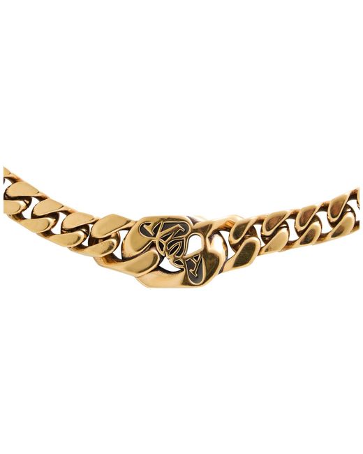 McQueen Metallic Necklace Metal