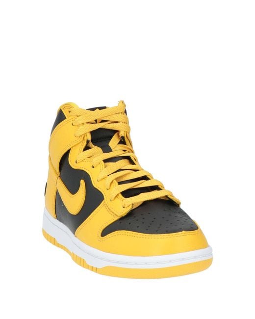Nike Yellow Sneakers Leather for men