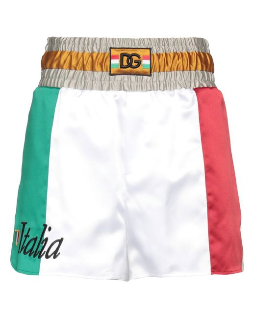 Dolce & Gabbana White Shorts & Bermuda Shorts for men