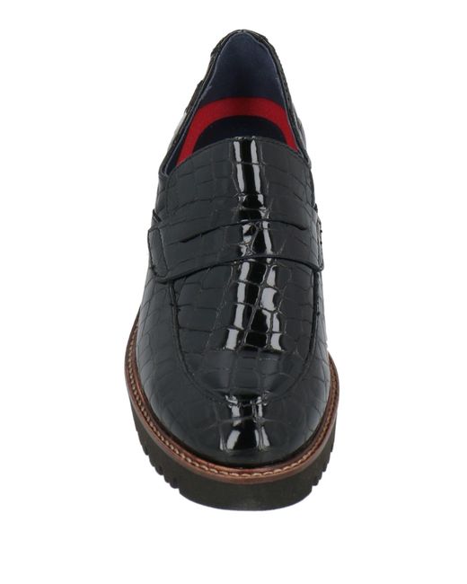 Callaghan Black Adaptaction Loafers Leather