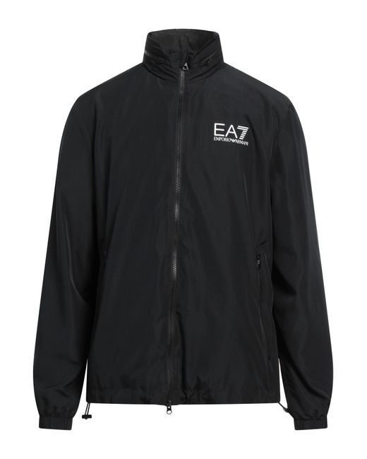 EA7 Black Jacket for men
