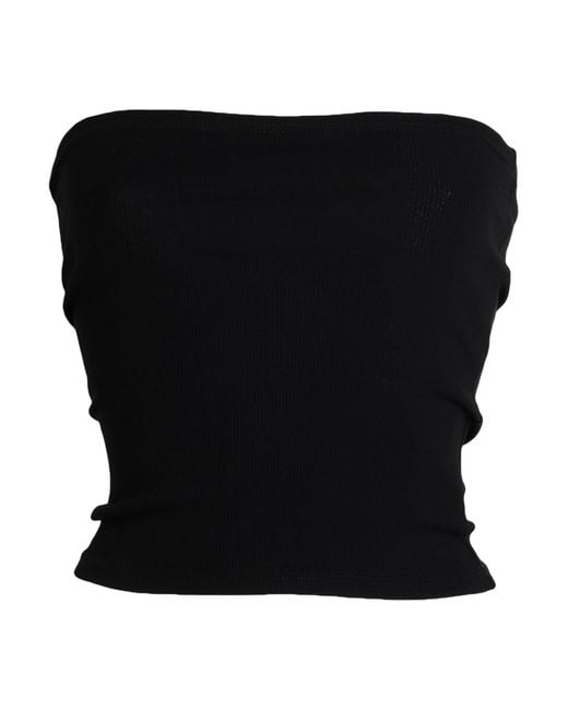 M ESSENTIAL Black Top Rayon, Cotton, Elastane