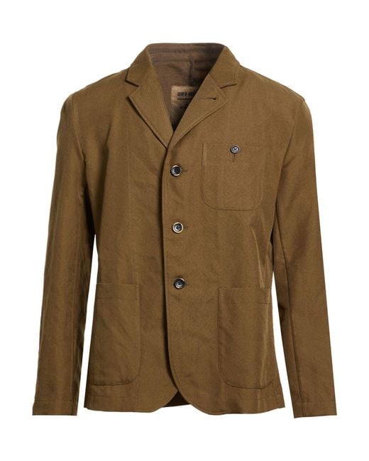 Uma Wang Green Military Blazer Polyester for men