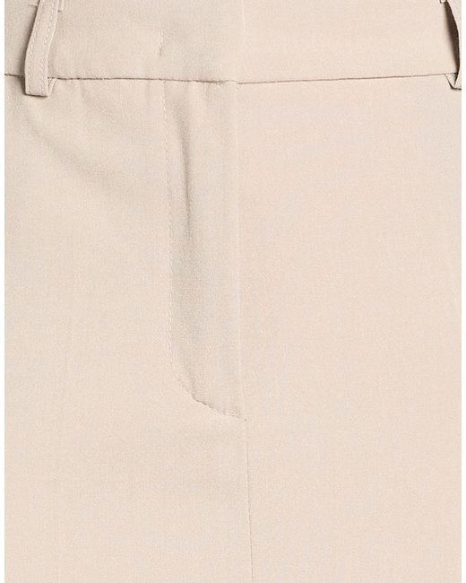 Kaos Gray Taupe Maxi Skirt Polyester, Viscose, Elastane