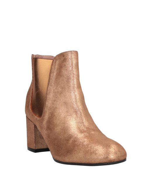 Pollini Natural Ankle Boots