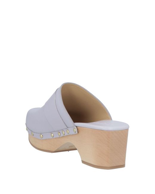 Aeyde White Mules & Clogs