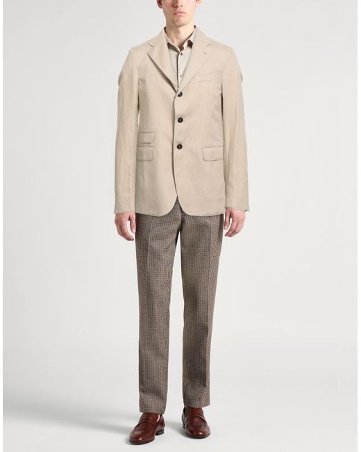Massimo Alba Natural Blazer Virgin Wool, Linen for men