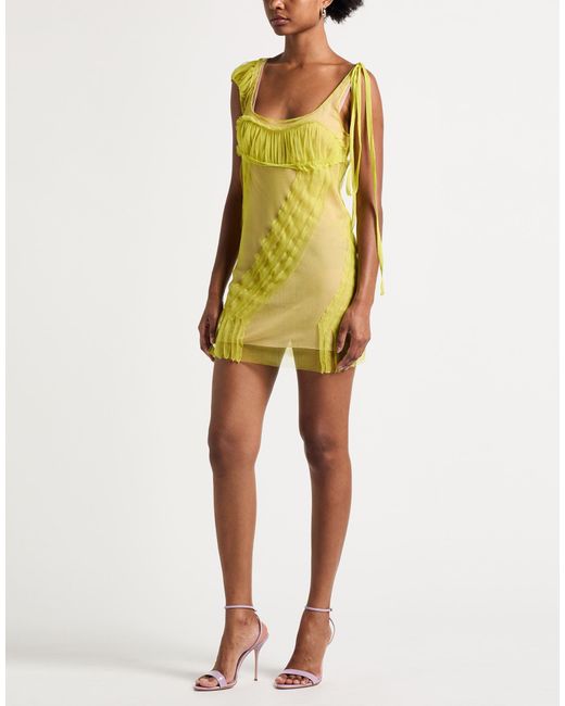DSquared² Yellow Mini Dress