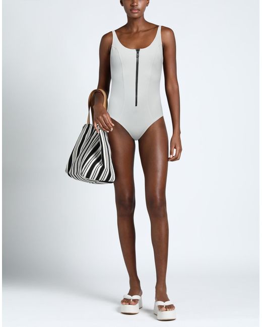 Lisa Marie Fernandez White One-piece Swimsuit