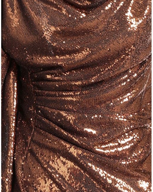 Clips Brown Maxi Dress