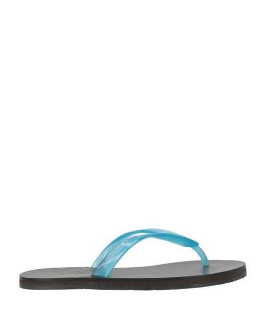 Ancient Greek Sandals Blue Thong Sandal