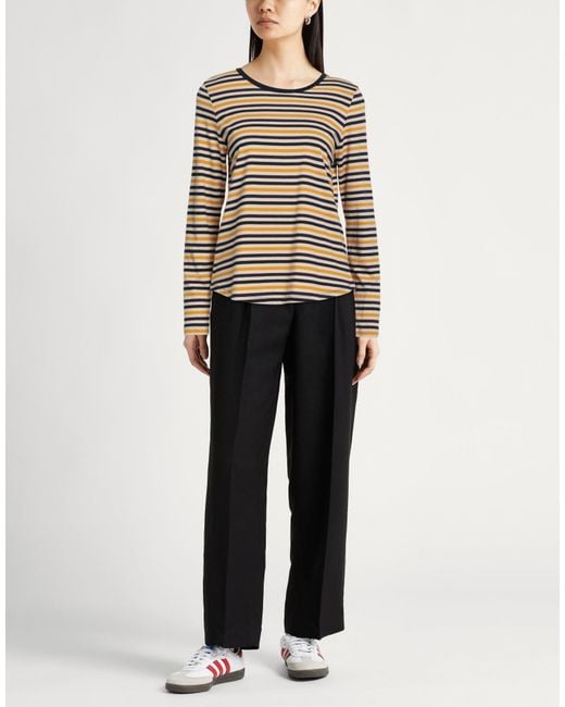 Majestic Filatures Black Mustard T-Shirt Lyocell, Organic Cotton
