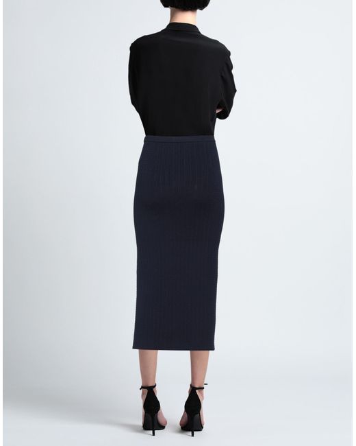 Alessandra Rich Blue Midi Skirt