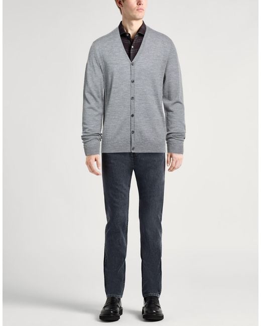 John Varvatos Gray Cardigan for men